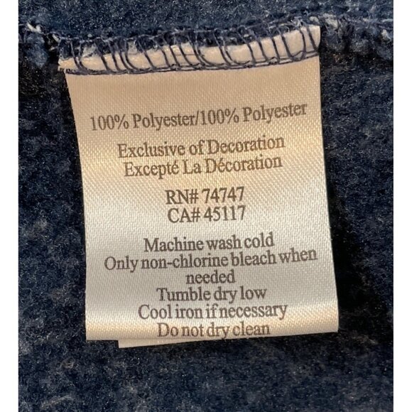 Redhead Brand Co Sweater Henley Pullover Mens Size Large Blue Fleece Lined - Picture 7 of 7